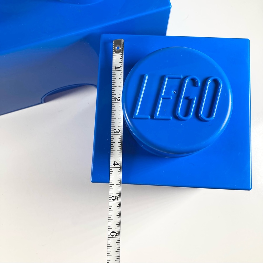 LEGO Blue Brick Storage Containers Lot of 2 - Picture 5 of 12